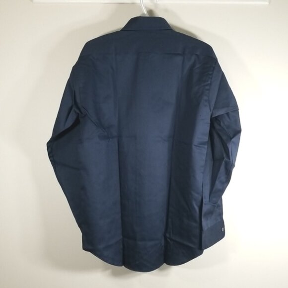 Vintage Big B Brotherhood Men's Shirt Size M Work Uniform Blue 90's Retro - Picture 2 of 6